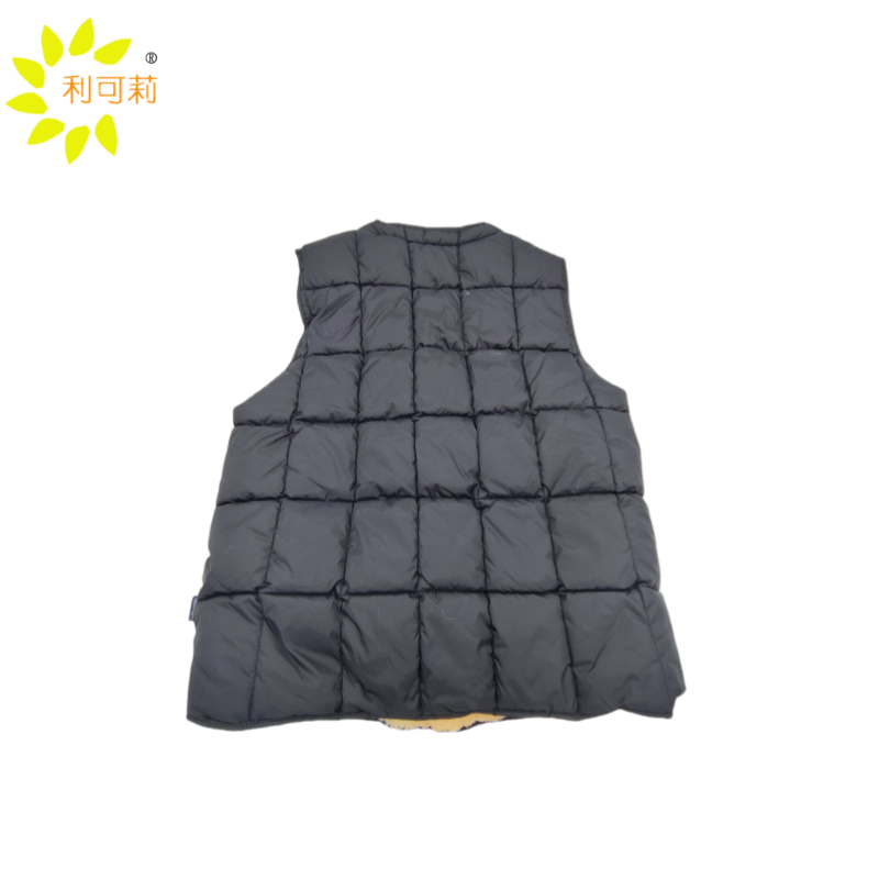 利可莉 防寒加绒加厚棉马甲 黑色加绒S-4XL 件 黑色加绒S-4XL 黑色加绒S-4XL