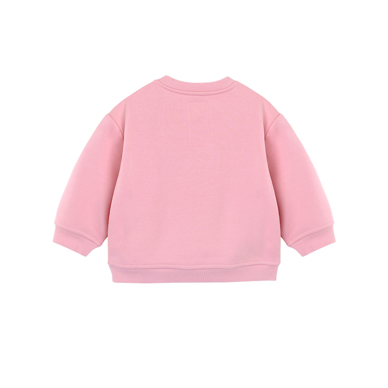 英氏童装儿童卫衣女童保暖衣服上衣羊羔绒YRTAJ30389A01