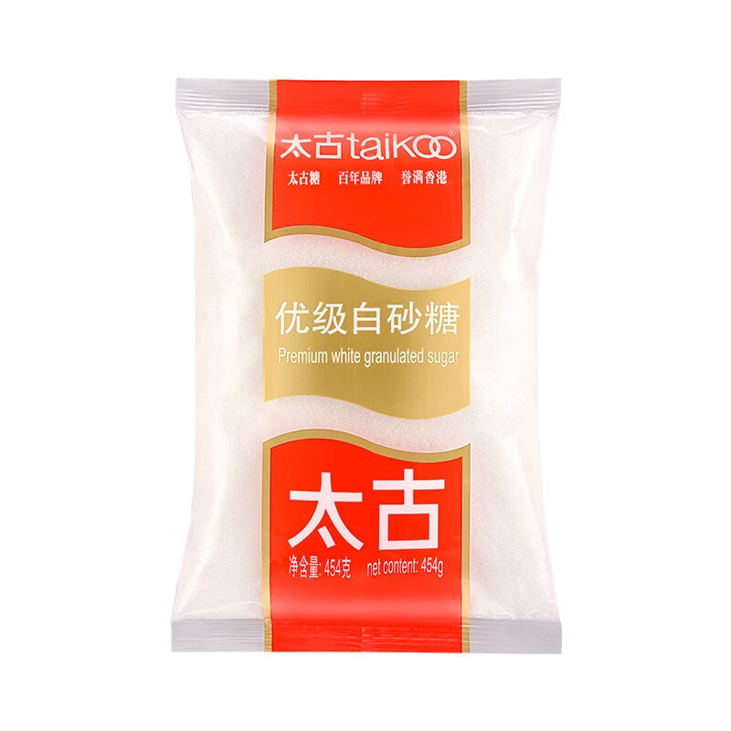 太古优级白砂糖454g食用细白糖幼砂糖蛋糕饼干面包家用烘焙材料苏宁宜品推荐