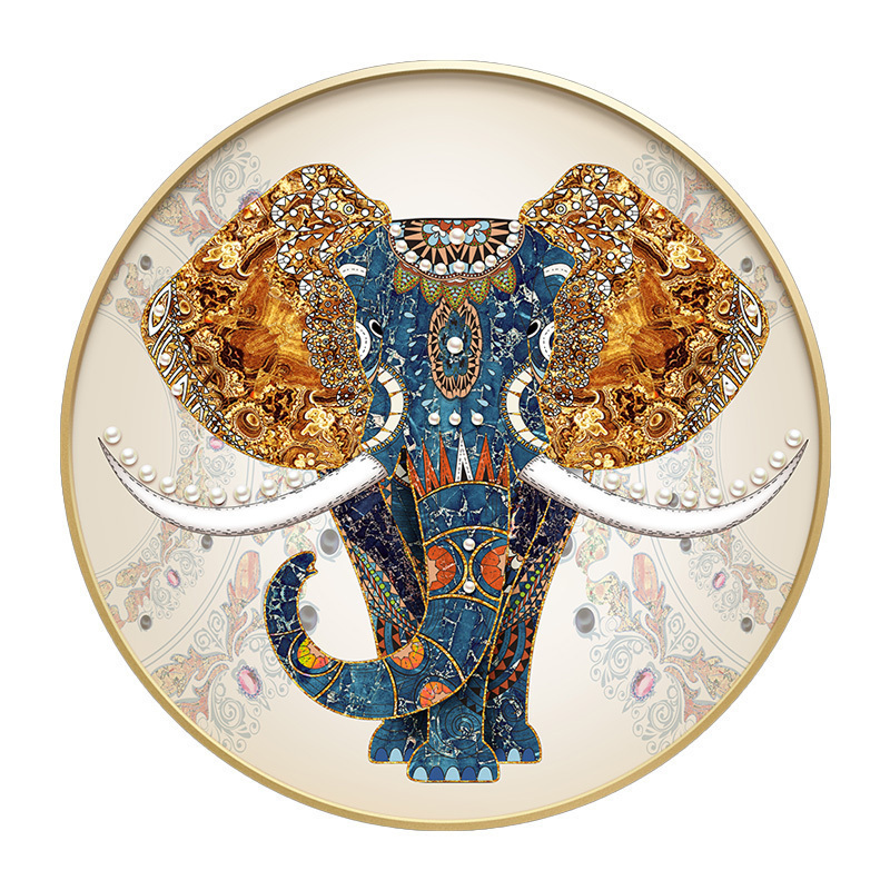 客厅大象装饰画