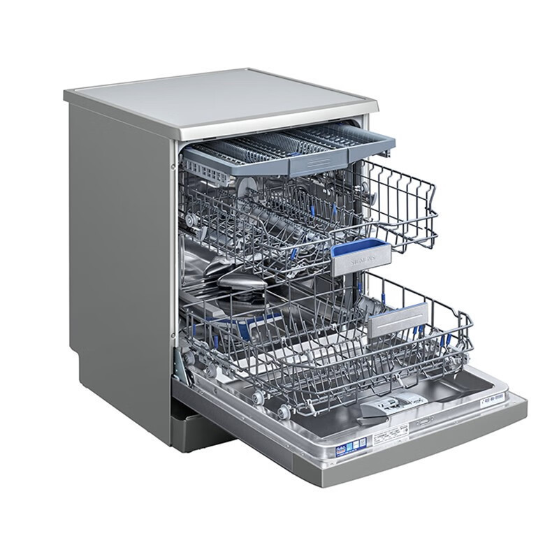 西门子 16套大容量独立嵌入 SJ25ZI00MC 独嵌两用晶蕾烘存蒸饭柜高清大图