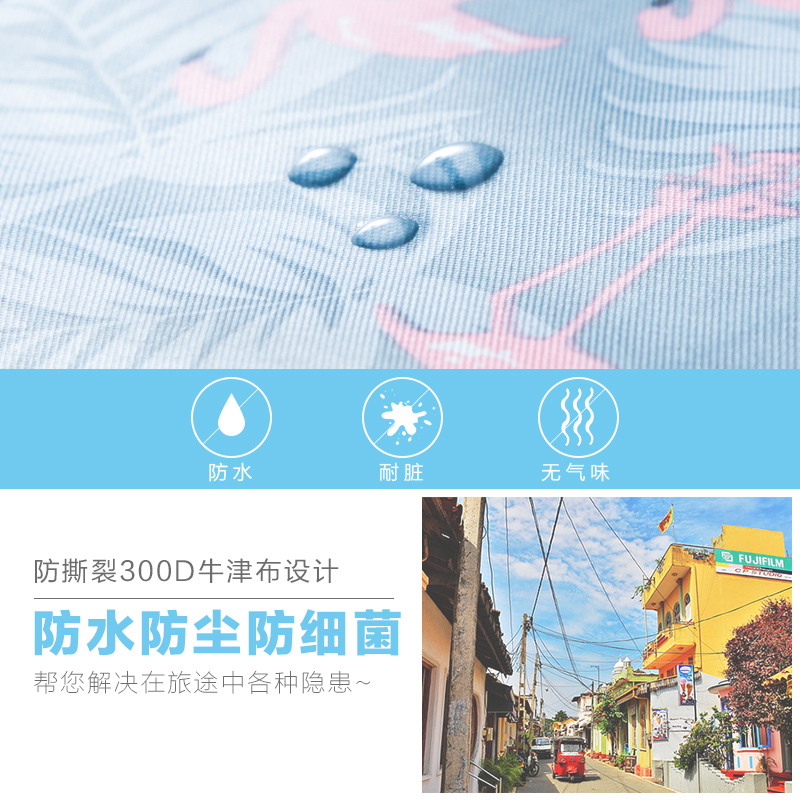 旅行洗漱包网红ins风超火小号收纳包化妆品包女便携袋大容量口红收纳袋 三维工匠高清大图