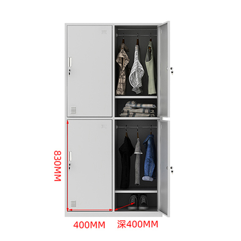 丰源泽FULZERO TRADING 四门更衣柜 1800*850*390mm 组
