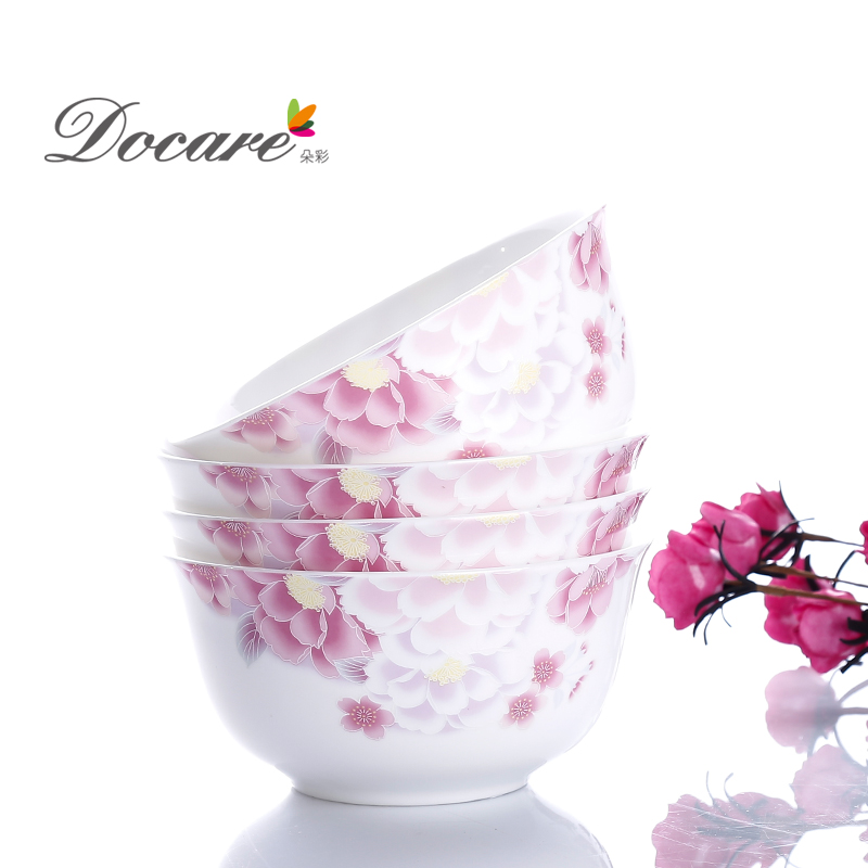 朵彩 docare 10头 骨质瓷餐具组合 浪漫情怀 DC-1001JEPE高清大图