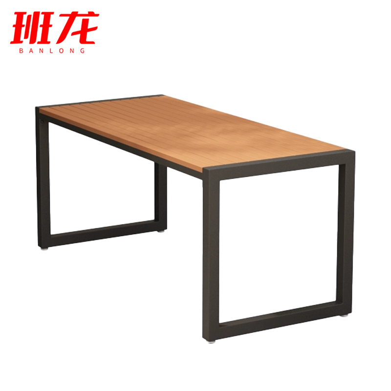 班龙户外长桌140*70*75cm张高清大图