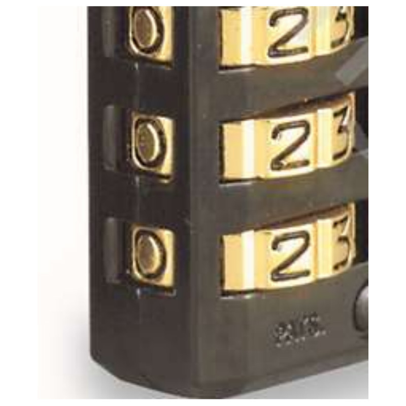 玛斯特锁 MASTER LOCK 646MCND 20mm锌合金，3位数字可重设密码锁