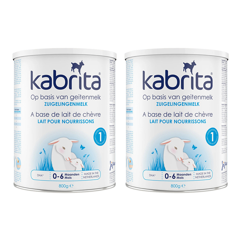 800g大罐[效期24年以后]荷兰版佳贝艾特(Kabrita)金装宝宝羊奶粉1段 进口婴幼儿一段奶粉 适合0-6个月
