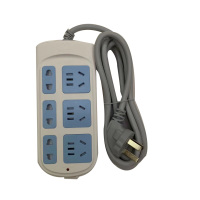 公牛(bull) 插座6位总控 全长1.8米 保护门