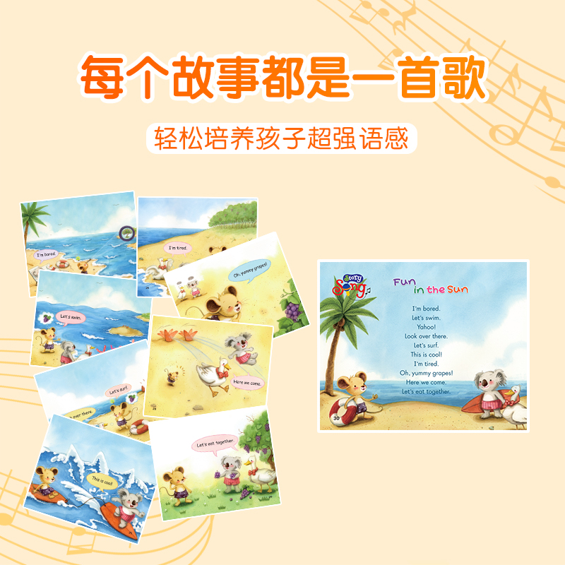[正版]新东方幼儿英语启蒙绘本1+2+3 全套33册 儿童英语启蒙绘本配套音视频 英语分级阅读物2-6岁幼儿园宝宝 早教高清大图