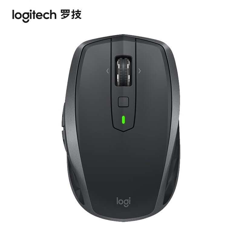 罗技(Logitech)MX Anywhere 2S 无线蓝牙鼠标 办公鼠标 优联双模 快速充电 儒雅黑