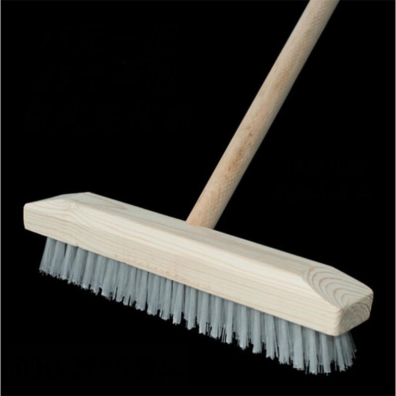 地刷长柄清洁刷子浴室硬毛洗地刷子40cm