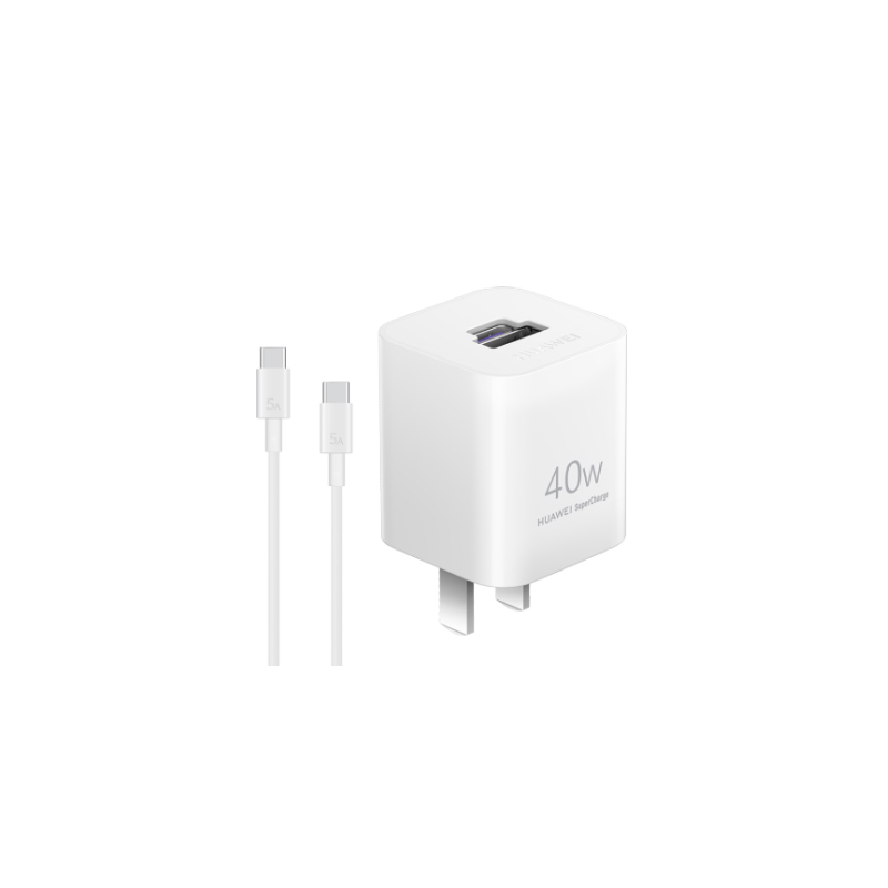 华为(HUAWEI)冰糖全能充电器(SuperCharge Max 40W) 白色 [此产品10件以上起拍]高清大图