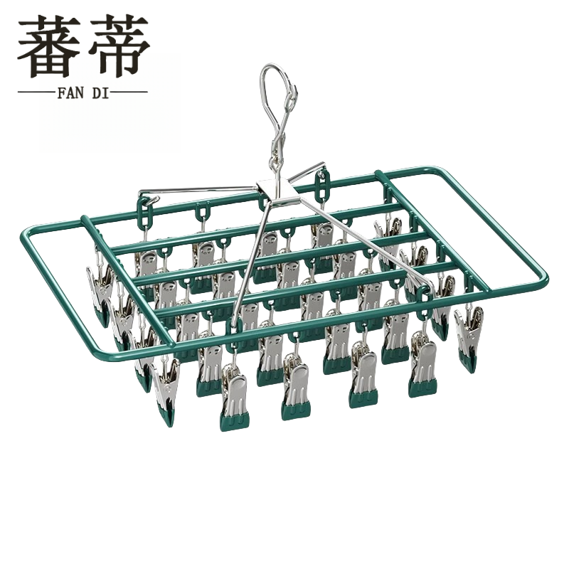 蕃蒂晾衣架28夹个