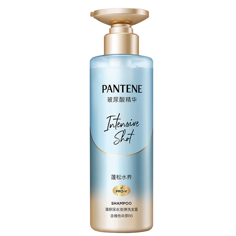 潘婷洗发露无硅油蓬松玻尿酸去油深水泡弹清润型530g高清大图