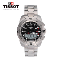 [低至5折]天梭(TISSOT)瑞士手表腾智系列触屏夜光指针多功能运动时尚男士石英表T013.420.44.202.00