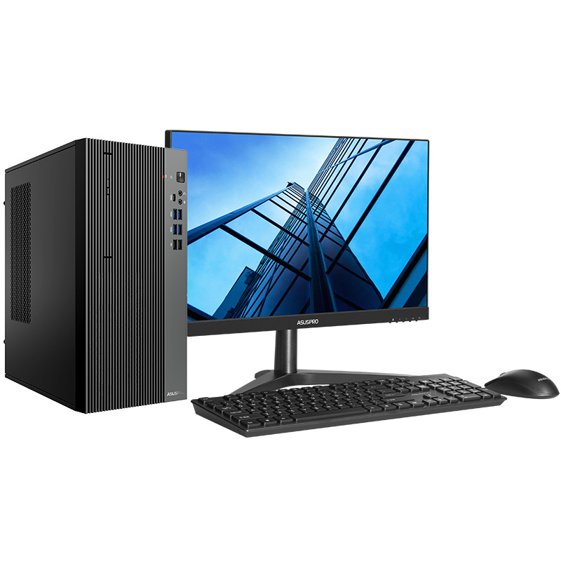 联硕弘道 DZ700MR国产商用台式机 兆芯KX-7000/16G/1T+512G/麒麟系统试用版/24.5英寸显示器高清大图