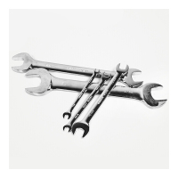 世达(SATA)全抛光双开口扳手 双头呆扳手 6x7mm 41201 1把(3把起定)