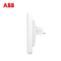 【ABB官方旗舰店】ABB开关插座远致白墙壁86型插座面板一位电话插座AO321