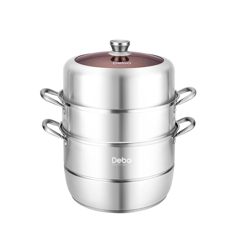 德铂(Debo) 玛格丽不锈钢蒸锅32cm DEP-575!