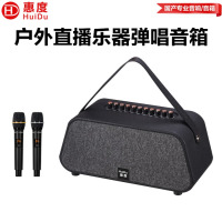 惠度（HuiDu）NB-400L专业电吹管演唱音箱双数字直播录音三分频挎包式带双麦电视伴侣音箱