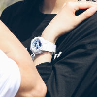 卡西欧(CASIO)手表 BABY-G系列时尚防水潮流多功能双显运动女表
