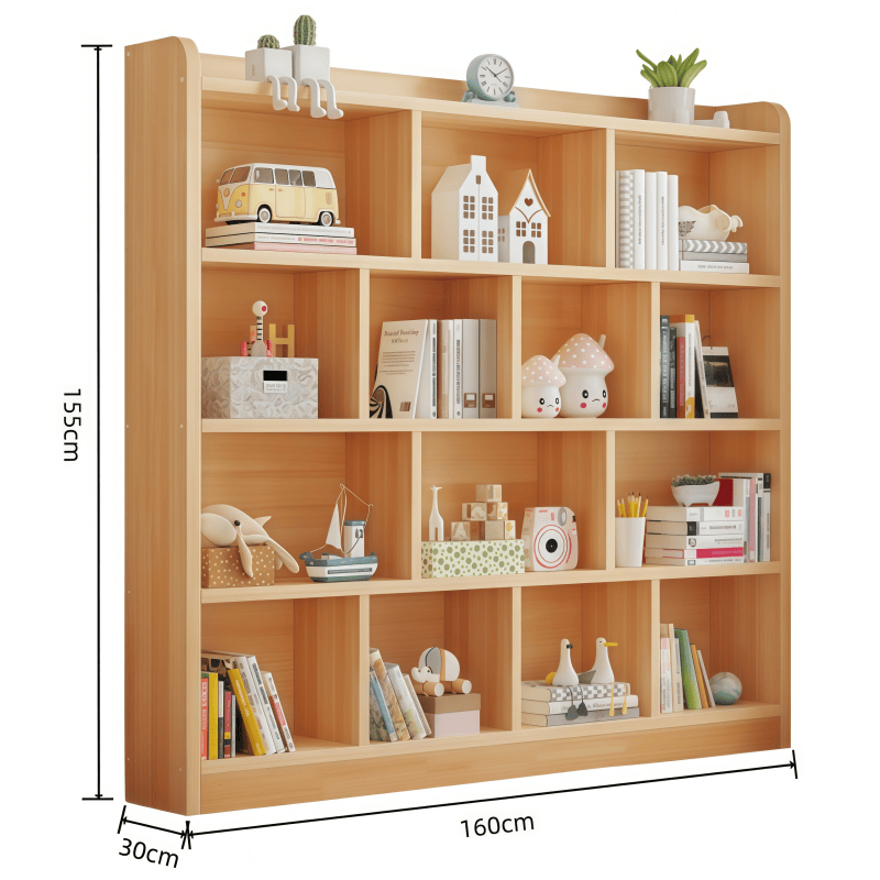 鑫木樽书架160*30*155cm个高清大图