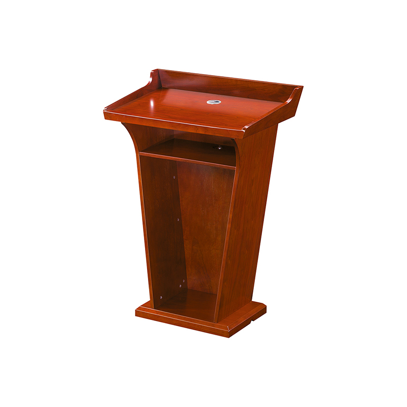 臻远ZY051367演讲台发言台简约现代迎宾台接待台主持台司仪台讲桌高清大图