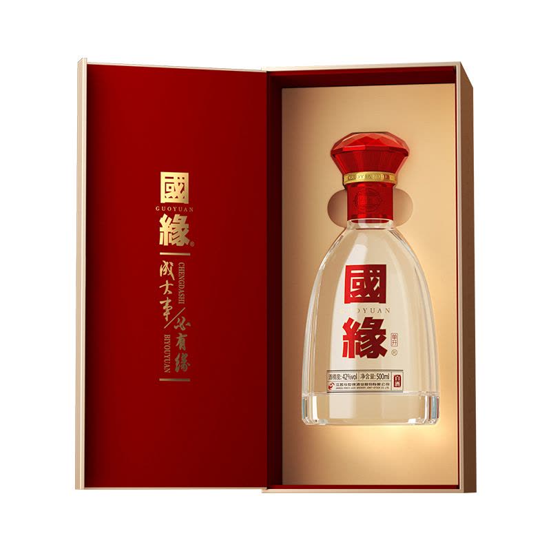 国縁（GUOYUAN）　今世缘 国缘 四开 42%vol 幽雅醇厚型白酒 国縁（GUOYUAN） 今世缘 国缘 四开 42%vol 幽雅醇厚型白酒（今世