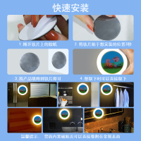 【10元优惠券】小猪佩奇儿童玩具感应小夜灯卧室床头喂奶灯可贴可磁吸 全家款送人礼物