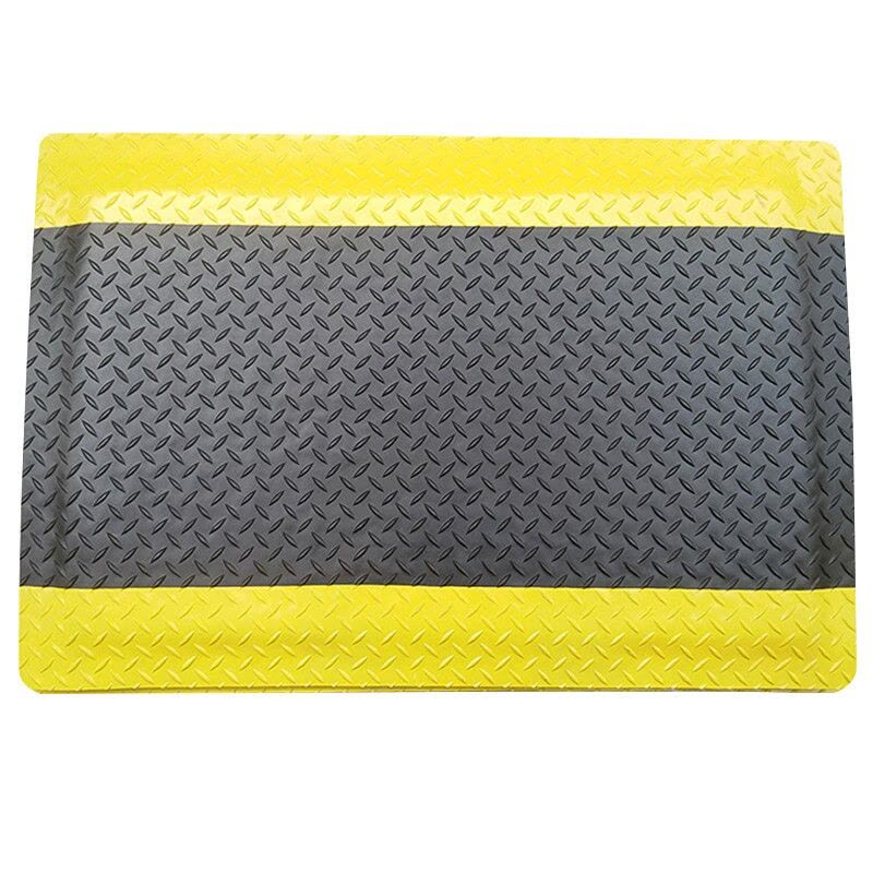 海斯迪克 定制抗疲劳地垫 HKY-247 0.6m*0.9m*20mm 黄灰色 1块图片