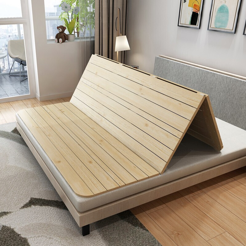 家具好货床板松木折叠硬床垫18米15米加厚木板床垫双人硬板床板折叠