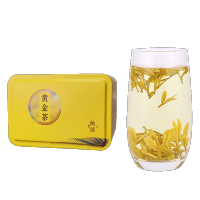 天目湖黄金茶2022新茶上市明前特级溧阳黄金芽生态嫩芽浓香茶叶江苏常州特产麓雨春茶罐装50克