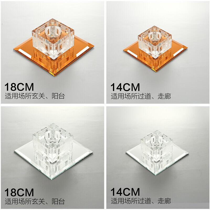 过道灯走廊灯玄关灯现代简约走道阳台入户灯led射灯嵌入式廊灯波迷娜BOMINA高清大图