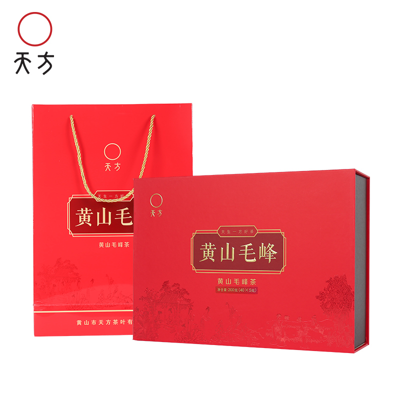 2025春茶新茶安徽天方茶叶200g黄山毛峰绿茶春茶 浓香耐泡型土种毛峰绿茶 茶叶礼盒装茶叶茶礼盒