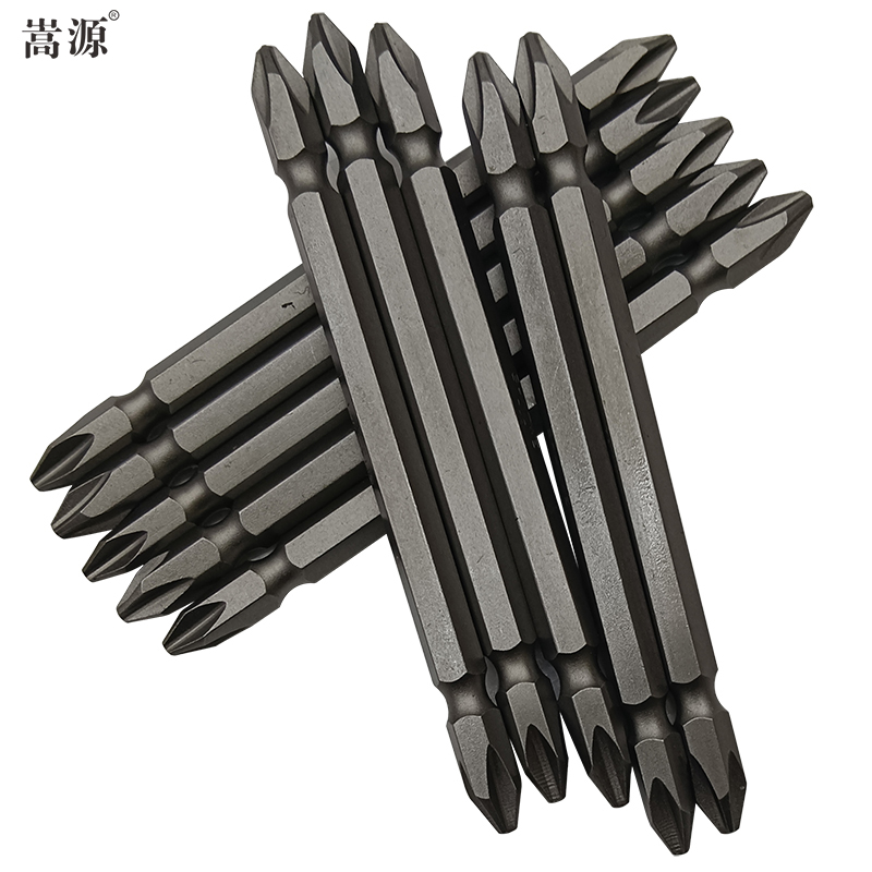 嵩源改锥批头 螺丝批头 双十字100mm/个高清大图