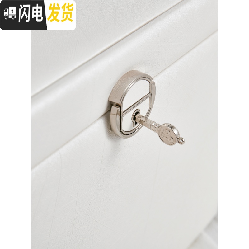 三维工匠超大首饰盒多层首饰收纳盒木质饰品耳环耳钉项链戒指收纳盒女高清大图