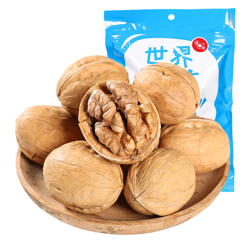 半日闲 核桃坚果炒货 休闲零食纸皮核桃