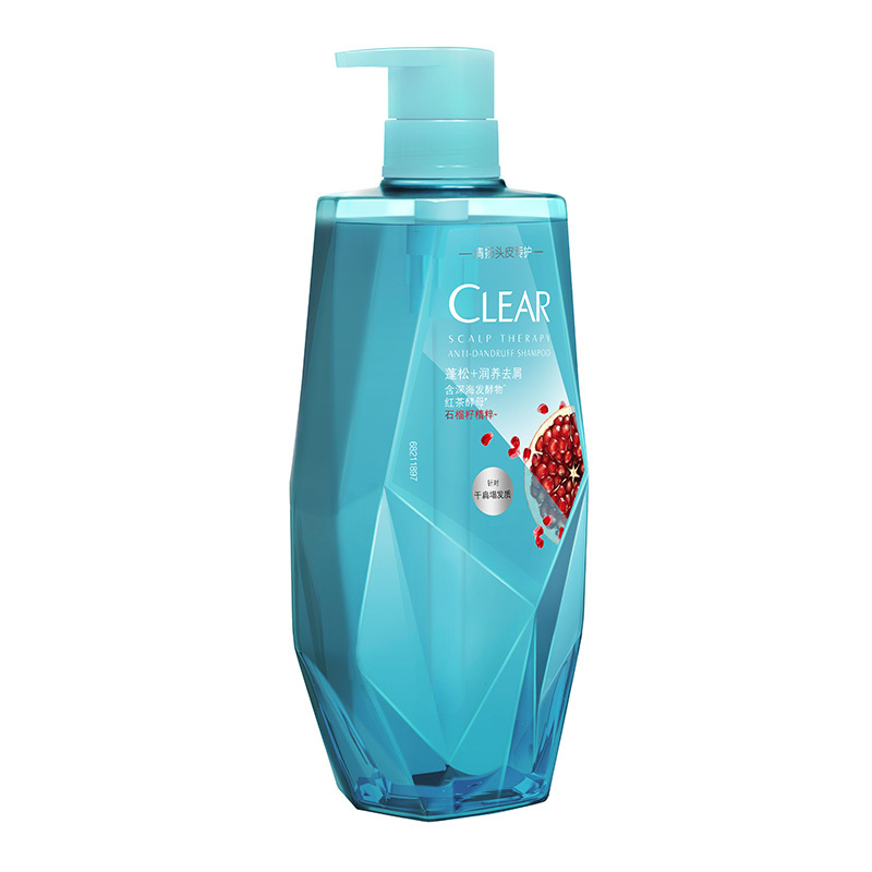 清扬CLEAR植觉无硅油洗发水润养去屑洗发露石榴籽精华700ml/瓶