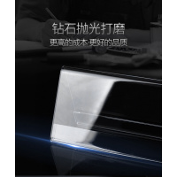 得力(deli) 金雕JD-8853 V型亚克力席卡 会议牌桌面展示牌 220*105MM