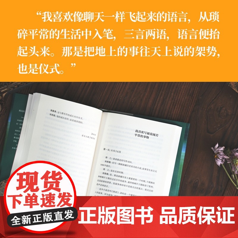 把地上的事往天上聊 精装典藏版 刘亮程作品 刘亮程谈话集 讲述《一个人的村庄》《寒风吹彻》《捎话》等创作经历高清大图