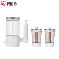 爱丽思(IRIS)厨房环保定量油罐调料瓶/罐 收纳套装 调料盒定量油瓶 象牙白