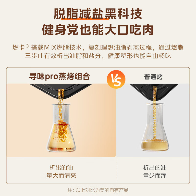 美的(Midea)寻味pro微蒸烤炸台式一体机家用台式平板变频微波炉空气炸蒸烤箱电烤箱不锈钢内胆G21高清大图