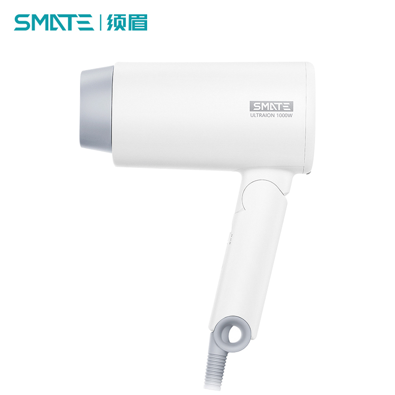 须眉便携负离子吹风机SH-A121(白色)家用电吹风1000W宿舍用吹风筒2档可调
