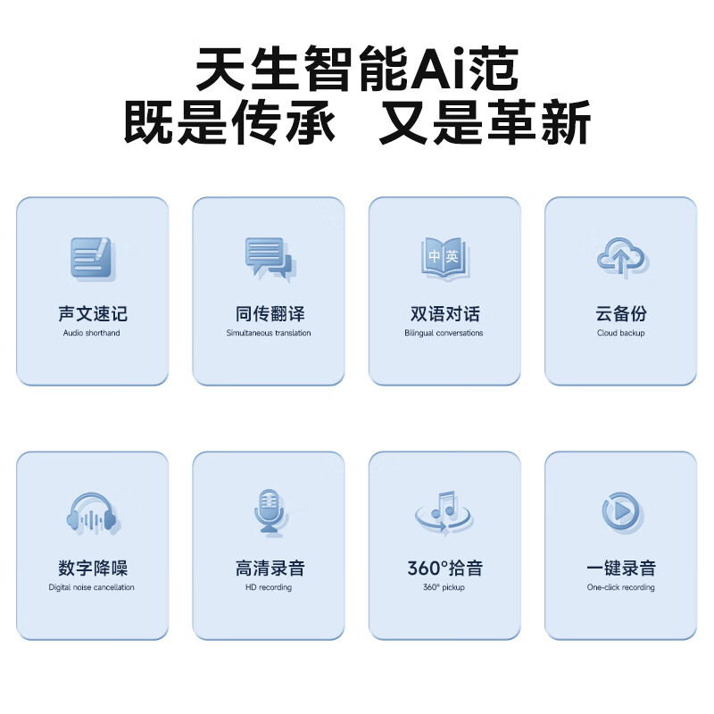 纽曼录音笔RV100智能版-128G