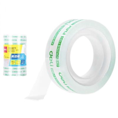 得力/deli 透明胶带 12mm*18mm 办公用品 30029 透明胶带 一卷