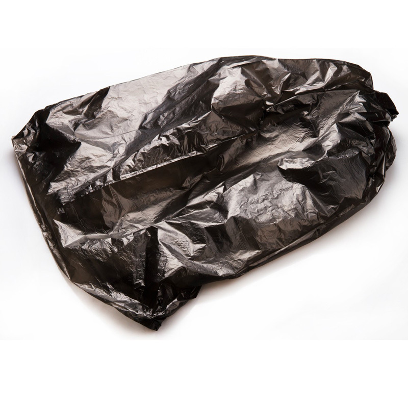 得力(deli) 9574 垃圾袋 黑 50*59cm(30个/卷)八角底 5卷装（七包服务）