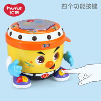 汇乐玩具(HUILE TOYS)DJ阿古788儿童电动声光手拍鼓/音乐唱歌跳舞机器人玩具塑料/彩色