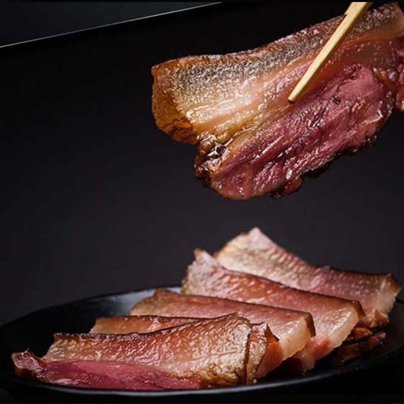 杨大爷腊猪头肉500g/袋成都四川特产烟熏腊肉农家自制