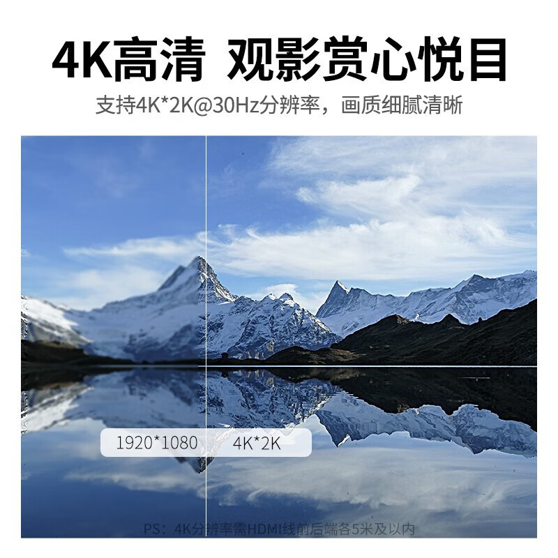 绿联HDMMI分配器 规格:4KUltraHD l*2HDMI Splitter(单位:个)高清大图