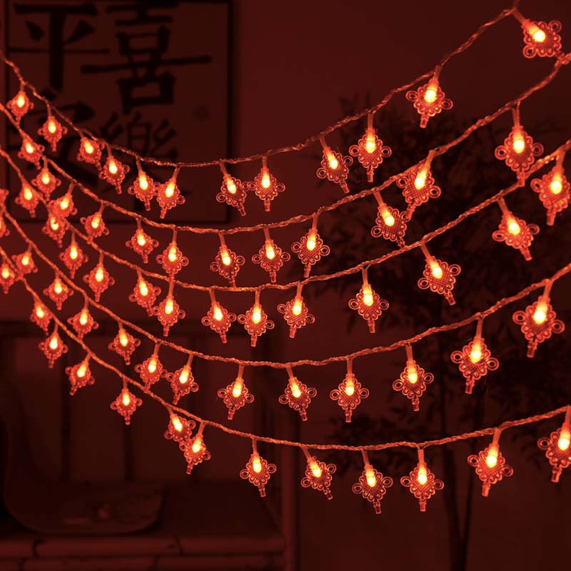 辉牛 中国结串灯 3米20灯电池款 件高清大图